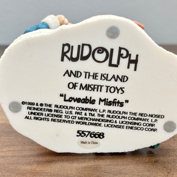 VINTAGE Hermey RUDOLPH and the Island of Misfit Toys "LOVEABLE MISFITS" 557668 - Picture 9 of 9